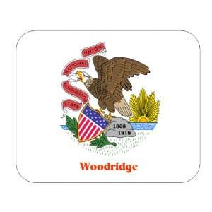  US State Flag   Woodridge, Illinois (IL) Mouse Pad 