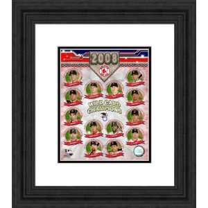  Framed 2008 Wild Card Winners Boston Red Sox Photograph 