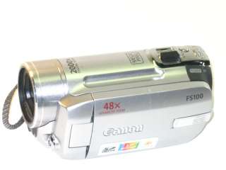 AS IS CANON FS100 1.07MP 2.7LCD DIGITAL CAMCORDER 0689466112290 