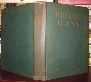 Lockhart, R.H. Bruce BRITISH AGENT 1st  