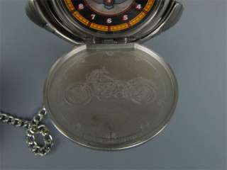 Franklin Mint Harley Fat Boy Pocket Watch+Case & Stand  