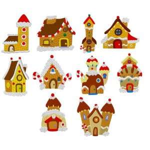 Gingerbread House Collection Embroidery Designs on Multi Format CD 