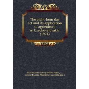   ) Czechoslovak Republic. International Labour Office. Pardo Books