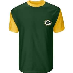   NFL Green Bay Packers Womens Plus Size Ringer Top