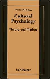 Cultural Psychology, (0306466600), Carl Ratner, Textbooks   Barnes 