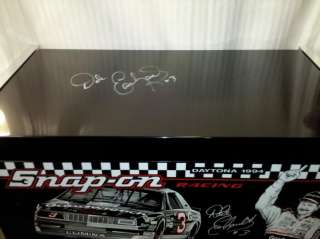 1994 SNAP ON TOOL BOX   AUTHENTIC AUTOGRAPHED DALE EARNHARDT SR #3 