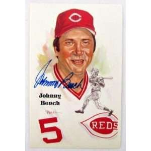  Johnny Bench Cincinnati Reds Autographed 1989 Authentic 