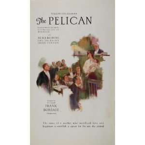 1926 Fox Pelican Frank Borzage Alma Rubens Film Flyer   Original Print 
