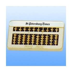  3395    PAPERWEIGHT BRASS ABACUS