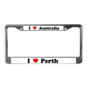 love Perth Love License Plate Frame by   Sports 