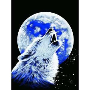 Wolf Howling Blanket