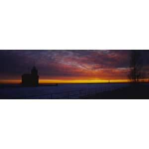  of a Light House at Sunset, Big Red Lighthouse, Holland, Michigan 