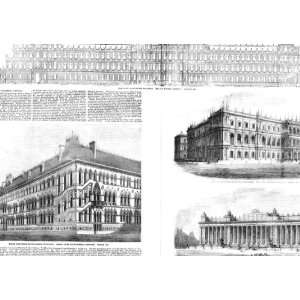  Architect Winner London 1857 Gov Office Compt