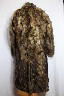 1910s VTG NEW GOODYEAR Horsehair Hog Hair Fur Coat L  