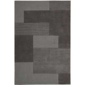  Calvin Klein Bowery GRID Rectangle Rug, Shale, 7.9 Feet by 