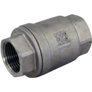Stainless Steel Check Valve WOG 1000 In line  