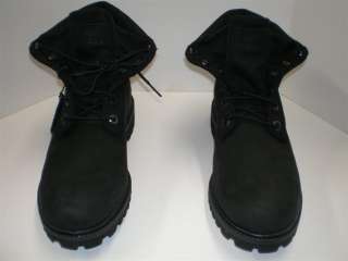 NIB Mens Timberland Roll Top Roll Down Boots 92528 Black  