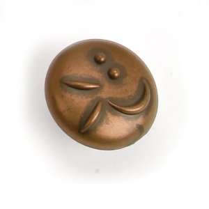  Laurey 37276 1 3/8 Inch Graffiti Knob, Stonewashed Bronze 