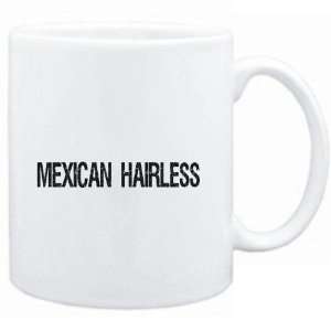  Mug White  Mexican Hairless  SIMPLE / CRACKED / VINTAGE / OLD 