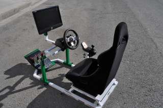   included , steering wheel, seat, VGA and pedals are sold separately