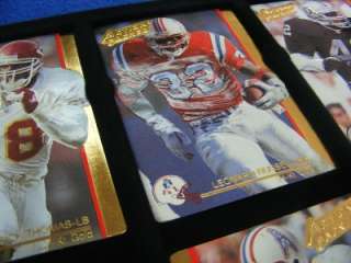 ACTION PACKED 24 K 16 CARDS FOOTBALL NFLPA/MDA 1992 3D  