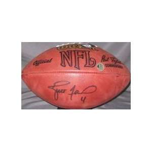  Brett Favre Autographed Official NFL Football Everything 