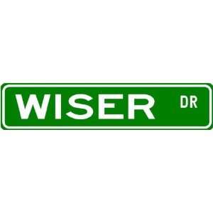  WISER Street Name Sign ~ Family Lastname Sign ~ Gameroom 