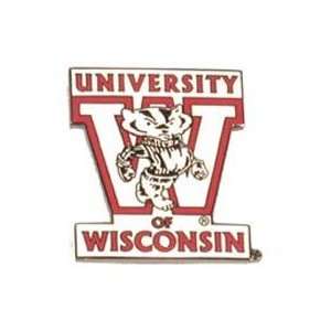    University of Wisconsin College Logo Pin