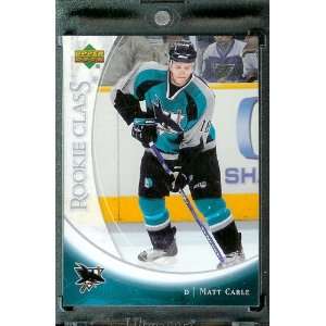  2006 / 07 Upper Deck Hockey Matt Carle Rookie Class Card 