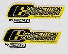 Competition Engineering By Moroso Racing Decal Stickers 4 1/4 