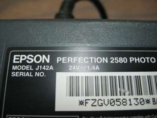 Epson J142A Perfection 2580 Photo Scanner  