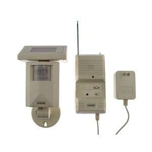  Motion Detector with Light and Alarm, Wireless and Solar 