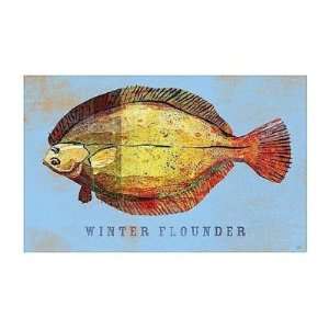  John Golden   Winter Flounder Canvas