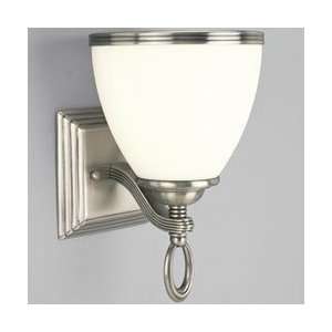  Crescent Heights Collection Classic Silver 1 Light Wall 