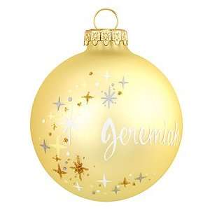  Personalized Gold Star Swirl November Ornament