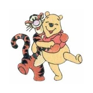  Winnie The Pooh Iron On Appliques Pooh & Tigger Hugging 
