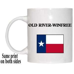    US State Flag   OLD RIVER WINFREE, Texas (TX) Mug 