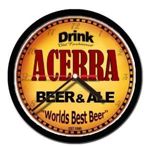  ACERRA beer and ale wall clock 