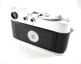 Leica Leitz M3 Double Stroke Chrome Camera Body *EXC CONDITON 