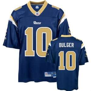  Mark Bulger #10 Repli thentic NFL Stitched on Name 