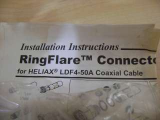 NEW ANDREW L4PDF RC 1/2 RINGFLARE CONNECTOR FOR HELIAX  
