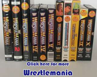 WWF Wrestlemania X 7 17 2001 DVD Rock Stone Cold 651191101320  
