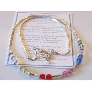  Message of Love Jewelry Color Necklace  Teacher Abernook 