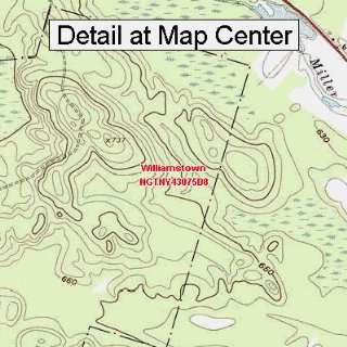  USGS Topographic Quadrangle Map   Williamstown, New York 