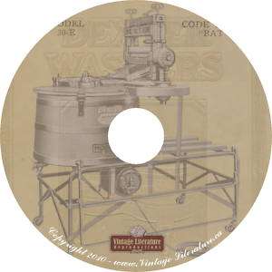 1912 Dexter Antique Washing Machine Catalog on CD  