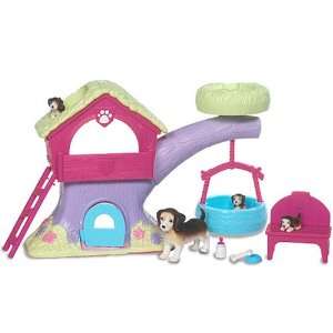   Puppy In My Pocket Spin & Swing Treehouse with Beagles Toys & Games
