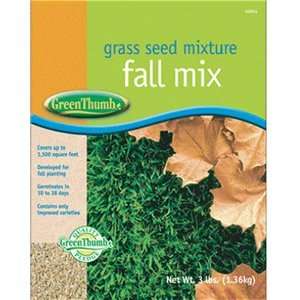   Usa Gt 3Lb Fall Grass Seed 548654 Grass Seed Patio, Lawn & Garden