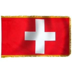  Switzerland Flag 3ft x 5ft Superknit Polyester Patio 