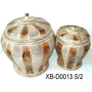  Handmade Decorative Wood Bucket/Barrels