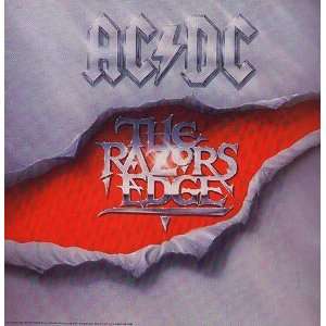  AC/DC Razors Edge Original Promo Poster Flat 1990